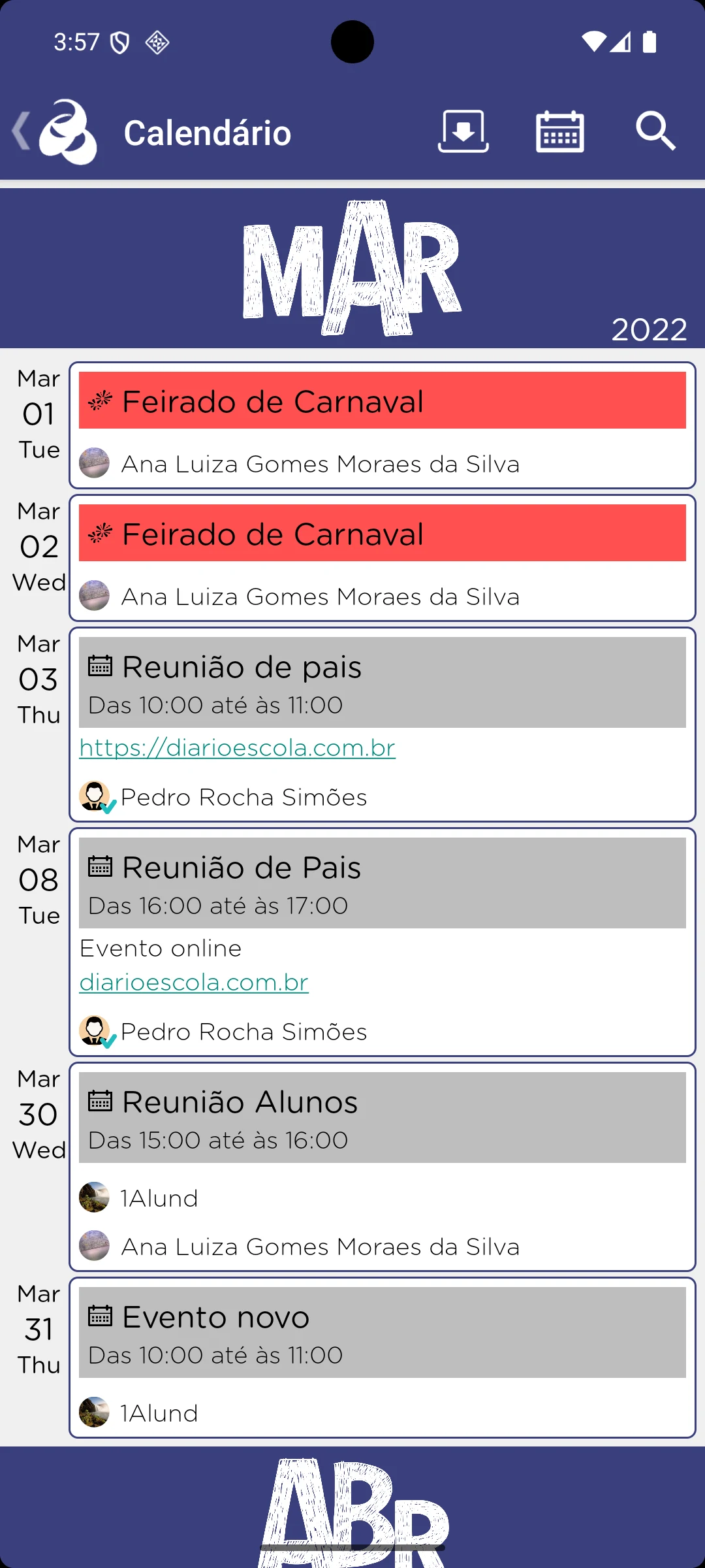 ESJB - Escola São João Batista screenshot